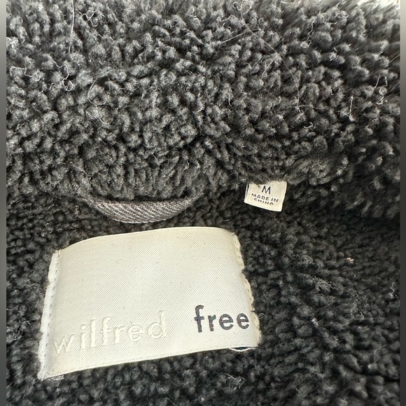 Wilfred Sherpa Lined Denim Jacket - Picture 7 of 11